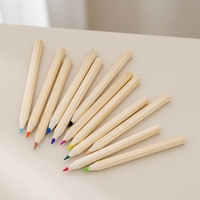 Crayons de golf très demandés avec logo personnalisé, article promotionnel économique, crayons de golf avec gomme, mini-crayons en bois de tilleul de 3,5 pouces en gros