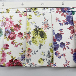 Feuilles de faux <span class=keywords><strong>cuir</strong></span> PU imprimées/UV numériques personnalisées Feuille de <span class=keywords><strong>cuir</strong></span> en tissu pour accessoires Fournitures d'artisanat - Product Image 4