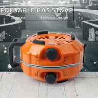 Certifié CE Portable Pliable Camping En Plein Air Cuisinière À Gaz De Table Vente Chaude Propane Butane Carburant pour Camping Accessoires
