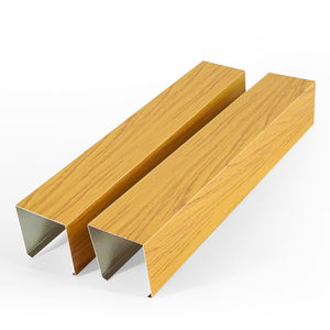 Déflecteur métallique en forme <span class=keywords><strong>de</strong></span> U, en aluminium, déflecteur linéaire pour plafond - Product Image 1