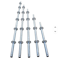Système d'échafaudage Ringlock, tour d'échafaudage Cuplock galvanisée à chaud, construction en acier EN39 Q345