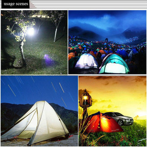 Linterna de Camping LED Multifuncional de Plástico ABS <span class=keywords><strong>con</strong></span> <span class=keywords><strong>Dinamo</strong></span> Solar, Luz Blanca Cálida, Portátil, Recargable y Plegable - Product Image 5