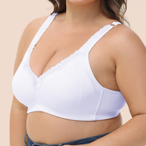 Ladymate ODM /OEM Sujetador Talla <span class=keywords><strong>Grande</strong></span> Para Mujer <span class=keywords><strong>Soutien</strong></span>-<span class=keywords><strong>gorge</strong></span> <span class=keywords><strong>sans</strong></span> fil non rembourré pour femmes <span class=keywords><strong>Soutien</strong></span>-<span class=keywords><strong>gorge</strong></span> en <span class=keywords><strong>coton</strong></span> minimiseur à couverture complète <span class=keywords><strong>grande</strong></span> <span class=keywords><strong>taille</strong></span> - Product Image 3