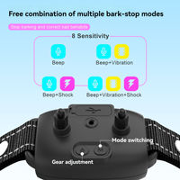 Collier anti-aboiement T773 LCD, contrôle automatique des aboiements, étanche IP67, rechargeable par Type-C, vente en gros OEM
