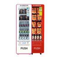 Distributeur automatique personnalisé de noix d'arec, paiement par scan, 24h/24, sans surveillance, en libre-service, pour snacks et cigarettes, modèle à température ambiante