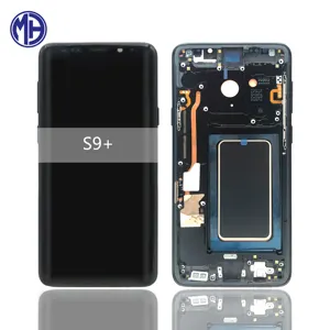 Mobile phone lcds S9+ Samsung Galaxy S9 plus OLED quality LCD Screen Framed screen