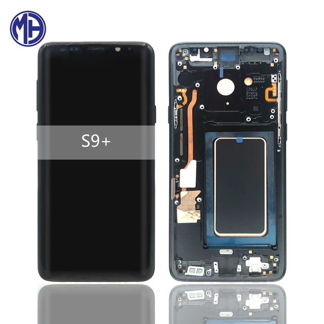 Mobile Phone Lcds S9+ Sam  S9 Plus OLED Quality LCD Screen Framed Screen