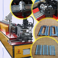 Machine de formage de rouleaux pour portes à enroulement perforées intégrée et automatique, haute efficacité, équipement de fabrication de lames perforées - Vente chaude