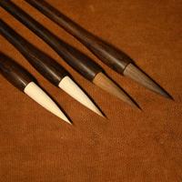 Pinceaux de calligraphie chinoise en poils mélangés, vente en gros d'usine, logo personnalisé OEM, coffret cadeau de luxe pour distributeur de papeterie