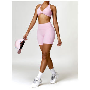 Ensemble de sport d'hiver pour femme IStapromo – Tenue de yoga et de fitness à séchage rapide pour la course en extérieur, avec un magnifique dos nu et un design uni - Product Image 1