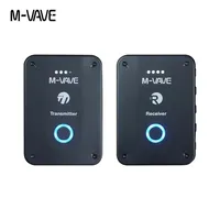 Système audio sans fil M-VAVE WP-9 rechargeable, 2 émetteurs, 9 récepteurs, 2,4 GHz, pour monitoring intra-auriculaire de scène en ABS