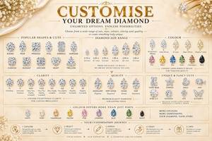เพชร CVD คุณภาพพรีเมียม รูปทรงตัวอักษร สี E F ความสะอาดระดับ VVS VS พร้อมใบรับรอง IGI สำหรับเครื่องประดับชั้นดี - Product Image 5