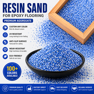 Gránulos de Resina Epoxi con <span class=keywords><strong>Arena</strong></span> de <span class=keywords><strong>Color</strong></span>, Aptos <span class=keywords><strong>para</strong></span> Revestimientos de Pisos Autonivelantes, Se Pueden Usar en Garajes Tanto en Interiores como en Exteriores - Product Image 1