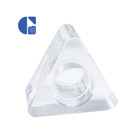 Vente en gros de couvercle de parfum en acrylique transparent 15mm 13mm personnalisé couvercle en plastique pp bouchon de bouteille de parfum en verre