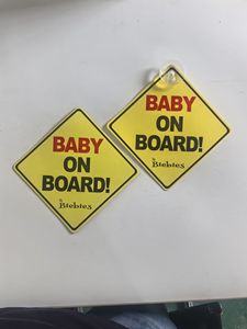 Etiqueta engomada del coche del parachoques magnético personalizado del bebé <span class=keywords><strong>a</strong></span> <span class=keywords><strong>bordo</strong></span> del coche - Product Image 4