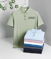 Nouveau modèle de polos pour hommes en 85 % nylon et 15 % élasthanne, broderie personnalisée de haute qualité, polos décontractés pour hommes, polos de ville