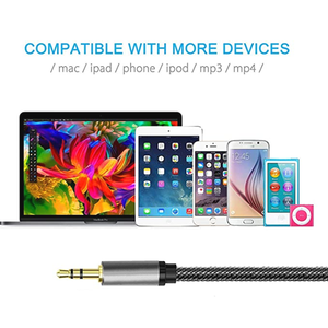 Câble d'extension audio 3.5mm câble d'extension pour <span class=keywords><strong>casque</strong></span> Hi-Fi mâle à femelle adaptateur auxiliaire son cordon d'extension stéréo pour <span class=keywords><strong>casque</strong></span> - Product Image 2