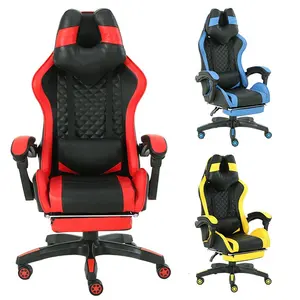 Rosso 20 unidades Sillas Gamer Reclinabile Chaise Gaming Gamming Sedia