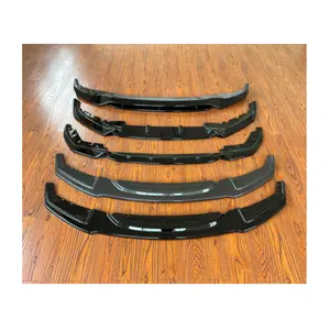 Hot Sale glossy black carbon look front bumper lip for BMW F30 G20 G30 LCI G05 facelift front splitter