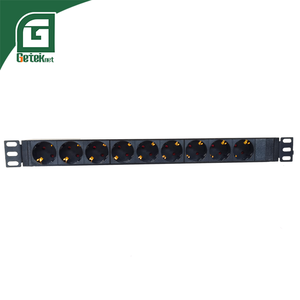 Geteknet แร็คมินิตามมาตรฐานยุโรป<span class=keywords><strong>4</strong></span> 12ทาง C19 PDU ซ็อกเก็ต220 V หน่วยกระจายพลังงานสำหรับแร็คศูนย์ข้อมูล10นิ้ว - Product Image 5