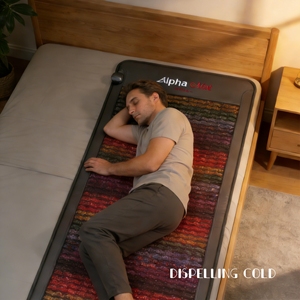 Matelas de thérapie infrarouge FIR chauffant Luxuryade A7000 Pemf avec ions négatifs et cristaux d'améthyste pour massage thérapeutique - Product Image 5