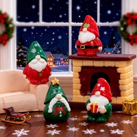 Nouvelle conception de gnome de Noël en résine, décoration de Noël, moules en résine pour gnome, artisanat en résine de la série Noël pour la décoration