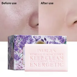Extrato Vegetal Lavanda Natural Orgânica Handmade Soap Facial Corpo Limpeza Nutritivo Whitening Skin Care Soap Fornecedor