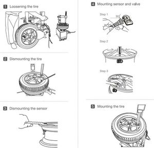 433Mhz <span class=keywords><strong>TPMS</strong></span> 36106798872 Cảm biến áp suất lốp cho BMW 320i Audi sq5 <span class=keywords><strong>Porsche</strong></span> Cayenne Volkswagen - Product Image 5