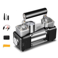 Gonfleur de pneu à double cylindre Pompe à air de pneu de voiture rapide automatique Gonfleur de pneu portable