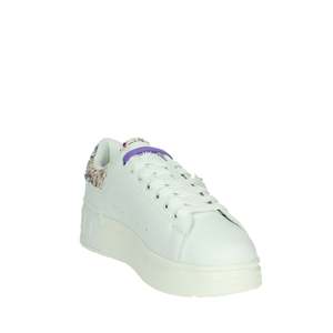 Sneakers Art Donna SASS250218 Bianco White Star Patchwork Design Chaussures en toile tendance - Product Image 5