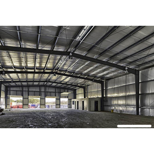 Thép đổ công nghiệp ánh sáng kim loại xây dựng với cổng thông tin khung và h-hình dạng thép chùm cho kho hội thảo siêu thị ở <span class=keywords><strong>Dubai</strong></span> - Product Image 1