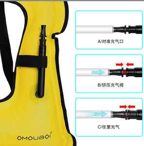 بيع بالجملة من المصنع طفل قابل للنفخ PVC للطفو للغطس والتزلج على الماء محمول سلامة الرياضات المائية الخارجية - Product Image 4