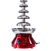 Fontaine de chocolat commerciale avec distributeur pour tour et robinet Fontaine de cascade de chocolat à double usage avec robinet