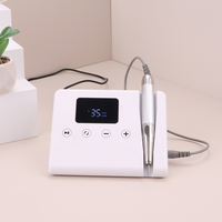 Machine à percer les ongles professionnelle sans fil 85W à brancher sur le bureau, 35000 tr/min, design unique de téléphone, légère, pour salon