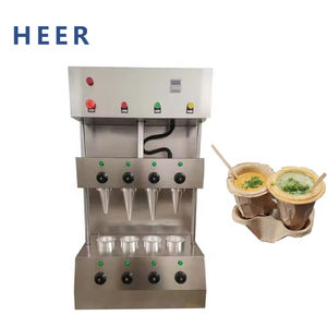<span class=keywords><strong>Acheter</strong></span> Italie Production moule rotatif spirale pain Maquina tasse Pizza cône Machine ensemble De Conos faisant <span class=keywords><strong>four</strong></span> fabricant 110 220 V en conique - Product Image 1