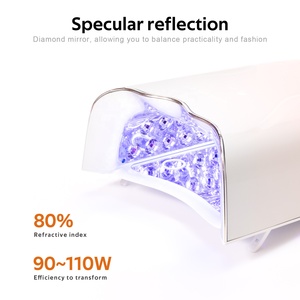 <span class=keywords><strong>Lampe</strong></span> à <span class=keywords><strong>Ongles</strong></span> UV <span class=keywords><strong>LED</strong></span> Professionnelle Personnalisable, Rechargeable 115 W, 45 Perles, <span class=keywords><strong>pour</strong></span> Salon de Manucure - Product Image 3