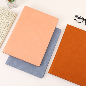 2025 thiết kế mới A4 Kích thước thư mục tập tin PU Leather bì<span class=keywords><strong>a</strong></span> A4 danh mục đầu tư với Magnetic <span class=keywords><strong>Binder</strong></span> Clip tập tin có thể làm cho logo - Product Image 4