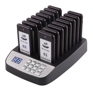 Wireless Restaurant Coaster Pager <strong>System</strong> for <strong>Cafe</strong> Bar Food Court Waiter Calling Beeper for Guest <strong>Customer</strong> - Product Image 4