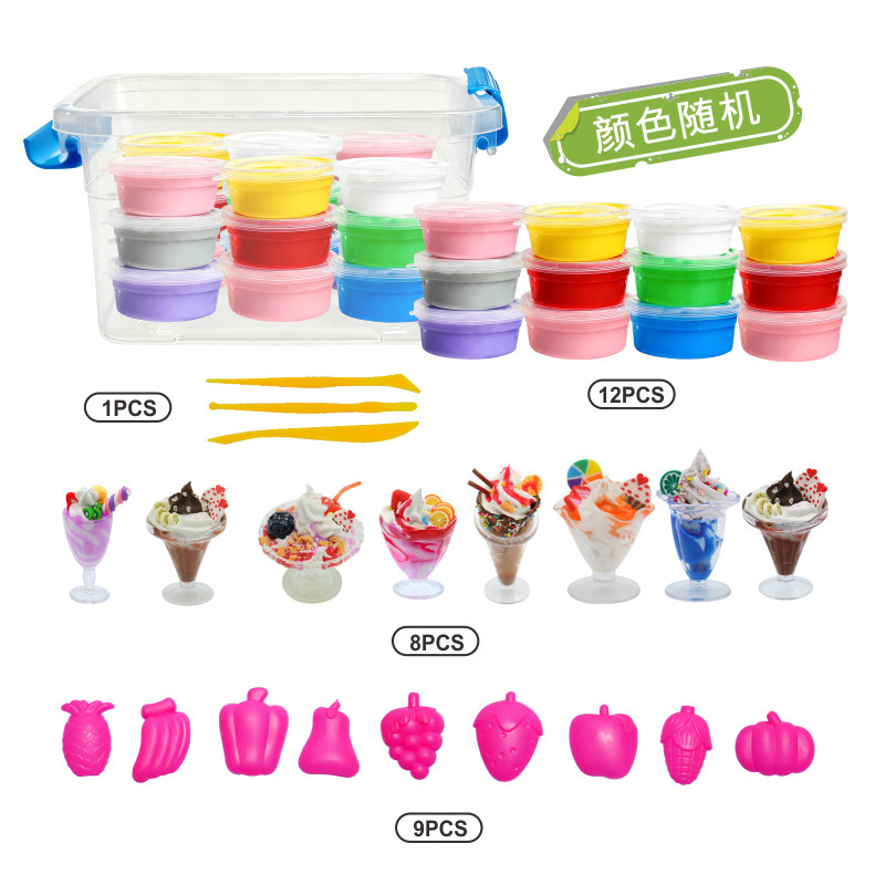 Ensemble de 12 tasses en argile cristalline à faible teneur en bore, qualité export.