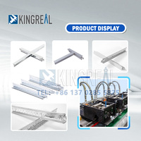 Machine de profilage à froid pour barres en T de plafond suspendu 3600/1200/600 mm et profilage d'angles muraux pour grille de plafond suspendu
