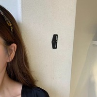 JingLan-Chic Ikat Rambut Wanita Buatan Tangan Ramah Lingkungan dari Asetat/Akrilik Motif Langit Berbintang, Air Bergelombang, Berkilau, dan Berpilin