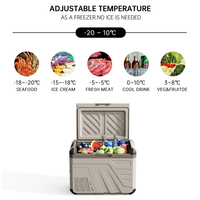 Compresor de 12v para Refrigerador de Auto, Nevera Portátil para Auto, Enfriador Eléctrico, Mini Refrigerador para Camping