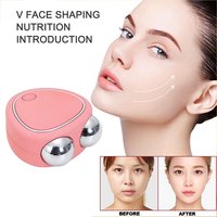 Outil de sculpture du visage en acier inoxydable à micro-courant, alimenté par USB, mini appareil électrique portable pour le lifting du visage, anti-âge pour le cou, réutilisable