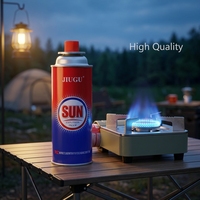 Bouteille de gaz butane jetable portable de haute qualité 220g certifiée EN417 pour cuisson extérieure, barbecue, fourneau – Vente en gros