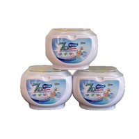 WYOK Perles de gel lessivielles écologiques 7-en-1, parfum longue durée, adoucissant concentré pour élimination des taches, lavage à la main et en machine