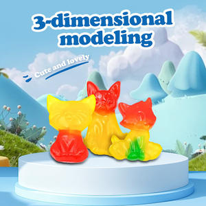 Caramelos <span class=keywords><strong>de</strong></span> gel <span class=keywords><strong>de</strong></span> goma Halal 3D con forma <span class=keywords><strong>de</strong></span> animal, etiqueta privada personalizada al por mayor, caramelos <span class=keywords><strong>de</strong></span> gelatina suave para perros y gatos - Product Image 5