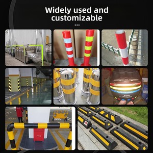 Bandes réfléchissantes de nuit Tuliang, bandes de sécurité routière authentiques, panneaux d'avertissement anti-collision, autocollants adhésifs pour voiture, lumineux - Product Image 2