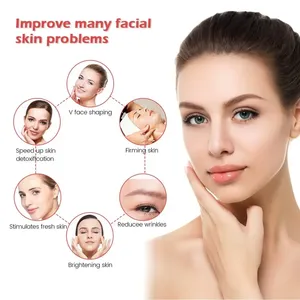 Bâtonnet de massage facial électrique 24K Or Rose en forme de T pour le lifting et le raffermissement de la peau – Instrument de beauté électrique - Product Image 4