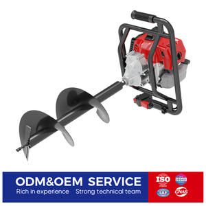 Tarière thermique <span class=keywords><strong>à</strong></span> essence avec moteur 2 temps pour l'aménagement paysager, l'agriculture et la construction - Product Image 1