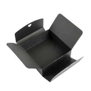 อบอาหารขนมไหว้พระจันทร์บรรจุภัณฑ์ขนมหวานกล่องกระดาษคราฟท์ทั่วไปหัตถกรรมพับขนาดเล็ก 4*4 กล่องของขวัญกระดาษ - Product Image 6